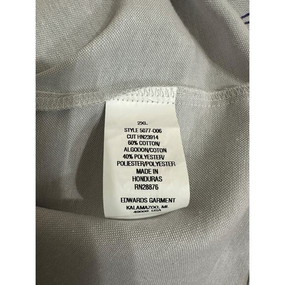 Katie‎ Kimi The Classic Charlotte Go frogs grey button down size XXL - Picture 4 of 5